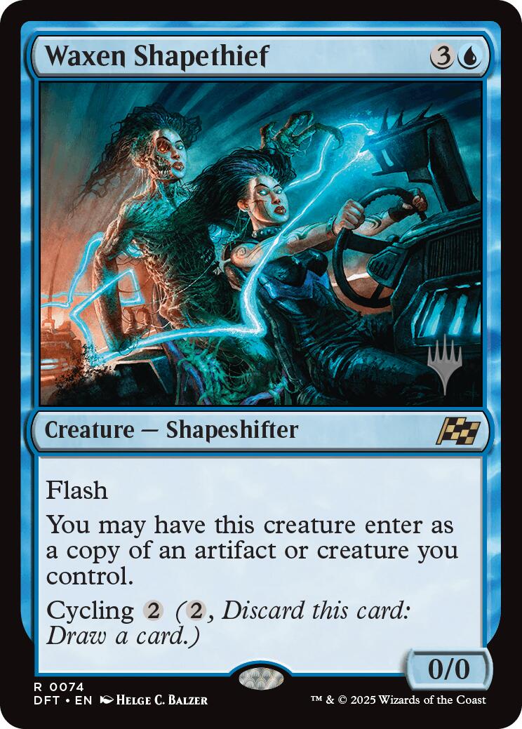 Waxen Shapethief (Promo Pack) [Aetherdrift Promos] | Good Games Morley