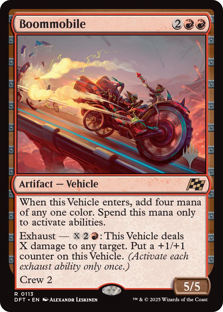 Boommobile (Promo Pack) [Aetherdrift Promos] | Good Games Morley