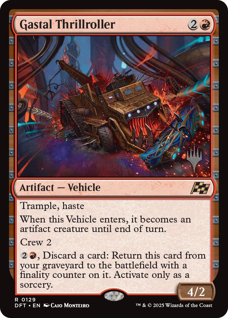 Gastal Thrillroller (Promo Pack) [Aetherdrift Promos] | Good Games Morley
