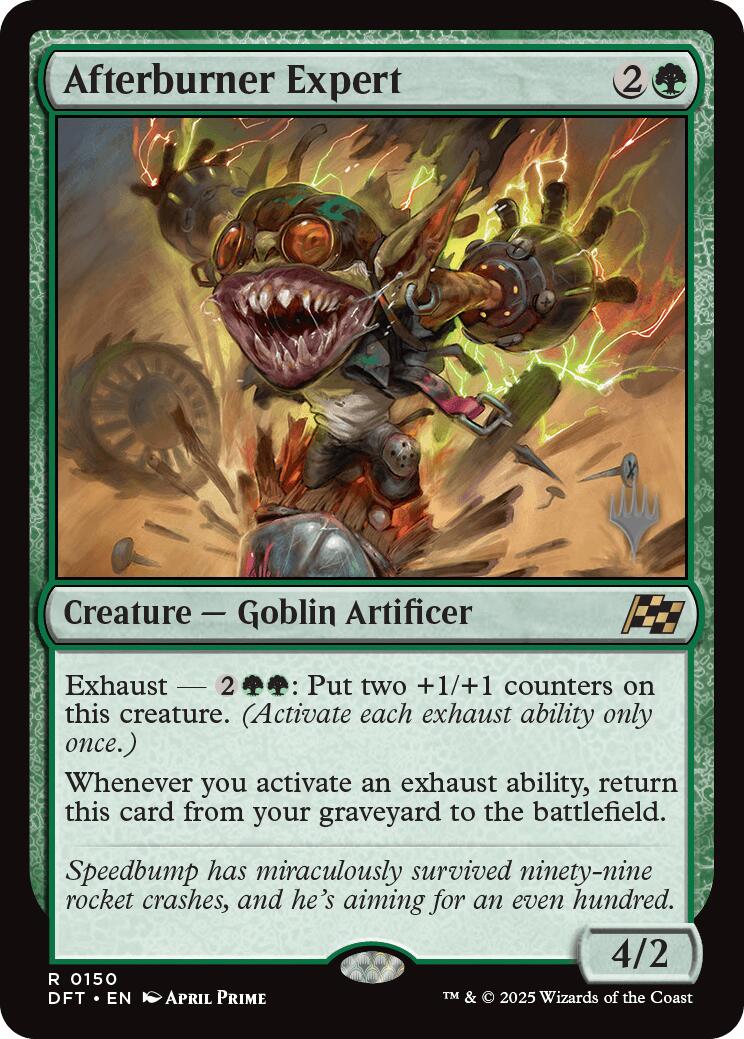 Afterburner Expert (Promo Pack) [Aetherdrift Promos] | Good Games Morley