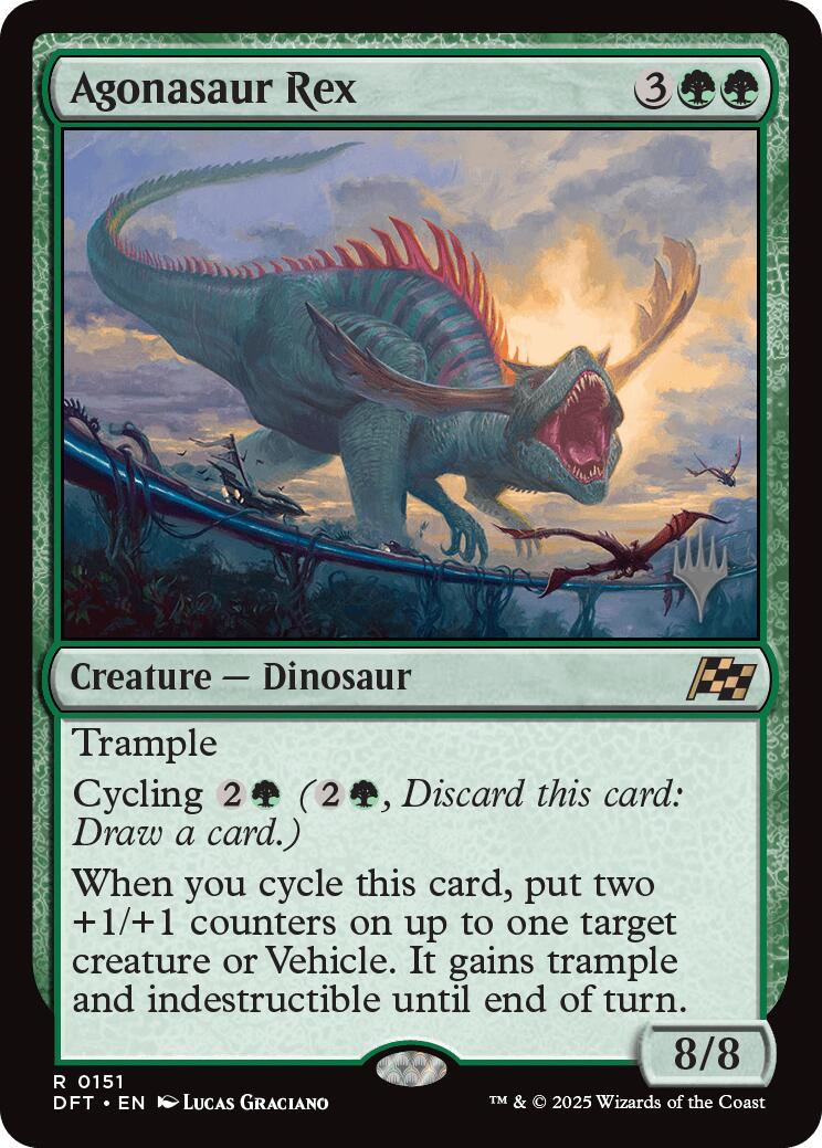 Agonasaur Rex (Promo Pack) [Aetherdrift Promos] | Good Games Morley