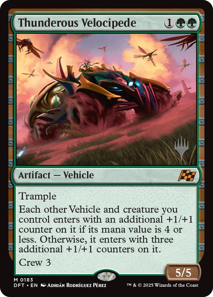 Thunderous Velocipede (Promo Pack) [Aetherdrift Promos] | Good Games Morley