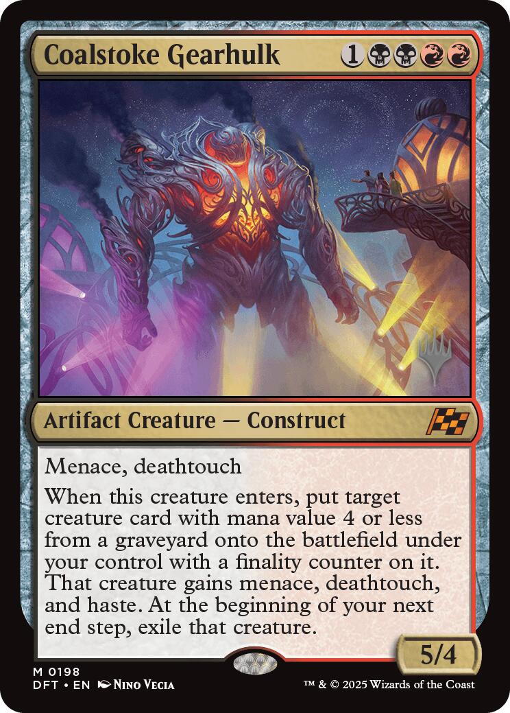 Coalstoke Gearhulk (Promo Pack) [Aetherdrift Promos] | Good Games Morley