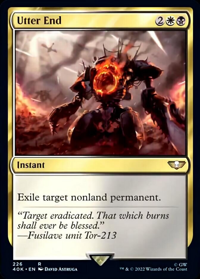 Utter End (Surge Foil) [Warhammer 40,000] | Good Games Morley