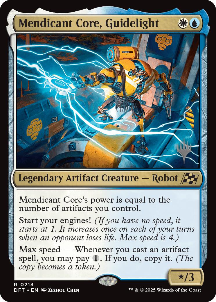 Mendicant Core, Guidelight (Promo Pack) [Aetherdrift Promos] | Good Games Morley
