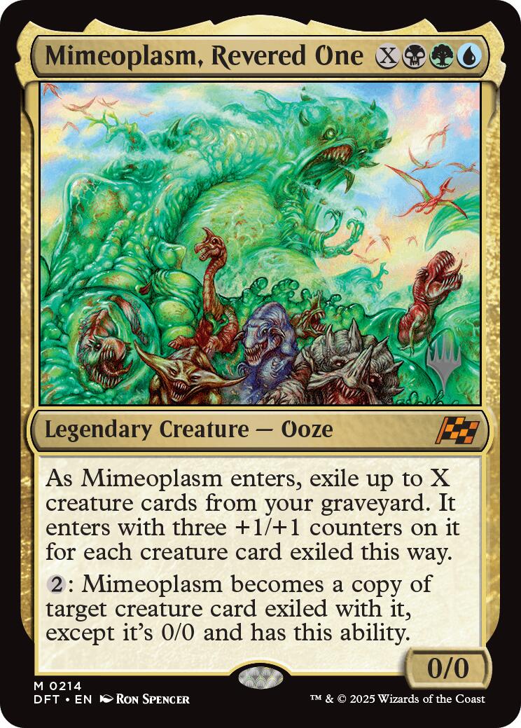 Mimeoplasm, Revered One (Promo Pack) [Aetherdrift Promos] | Good Games Morley