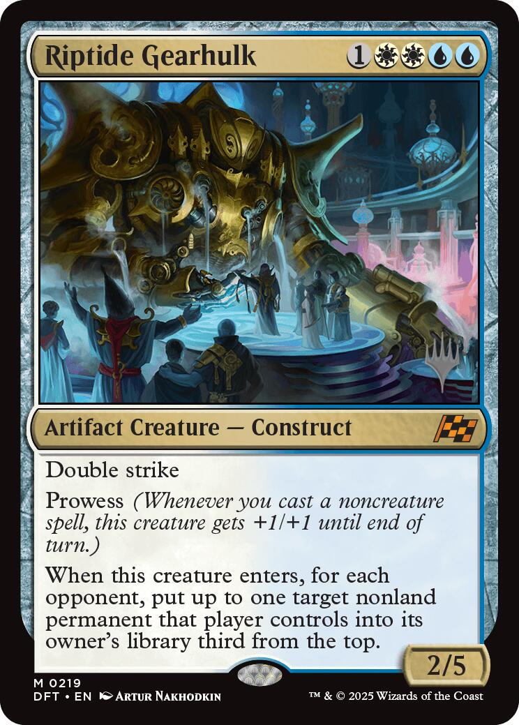 Riptide Gearhulk (Promo Pack) [Aetherdrift Promos] | Good Games Morley