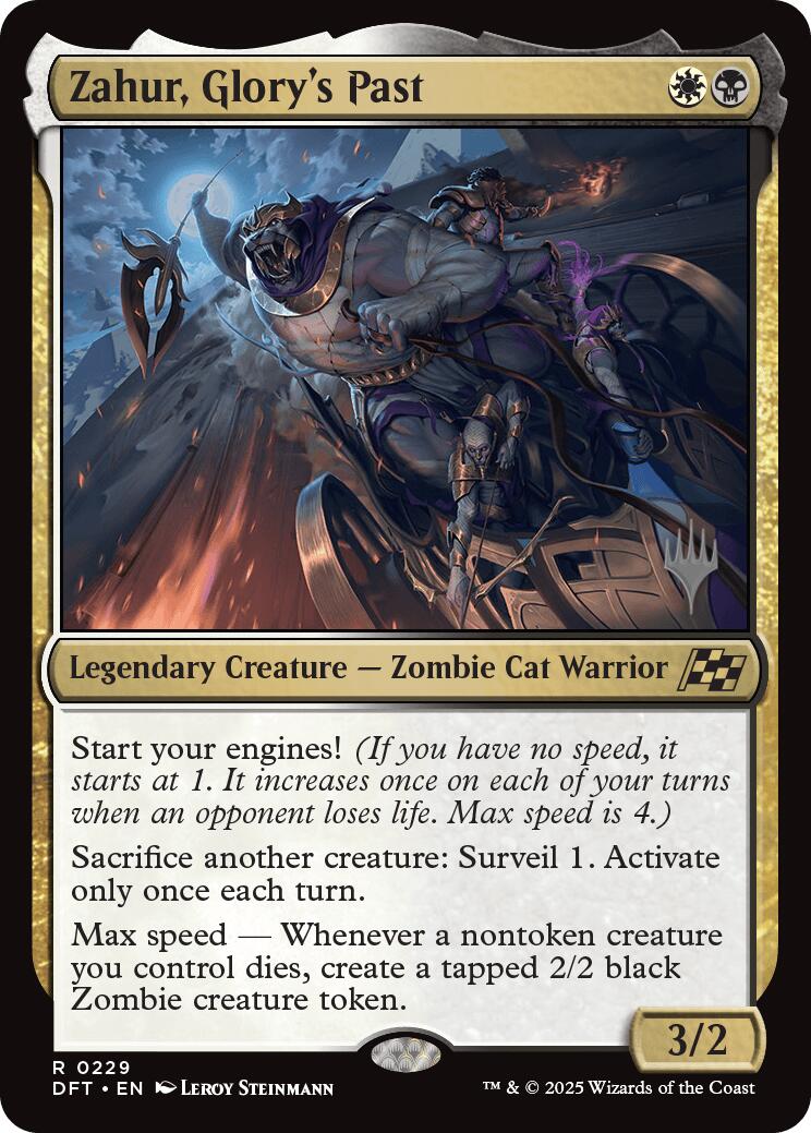 Zahur, Glory's Past (Promo Pack) [Aetherdrift Promos] | Good Games Morley