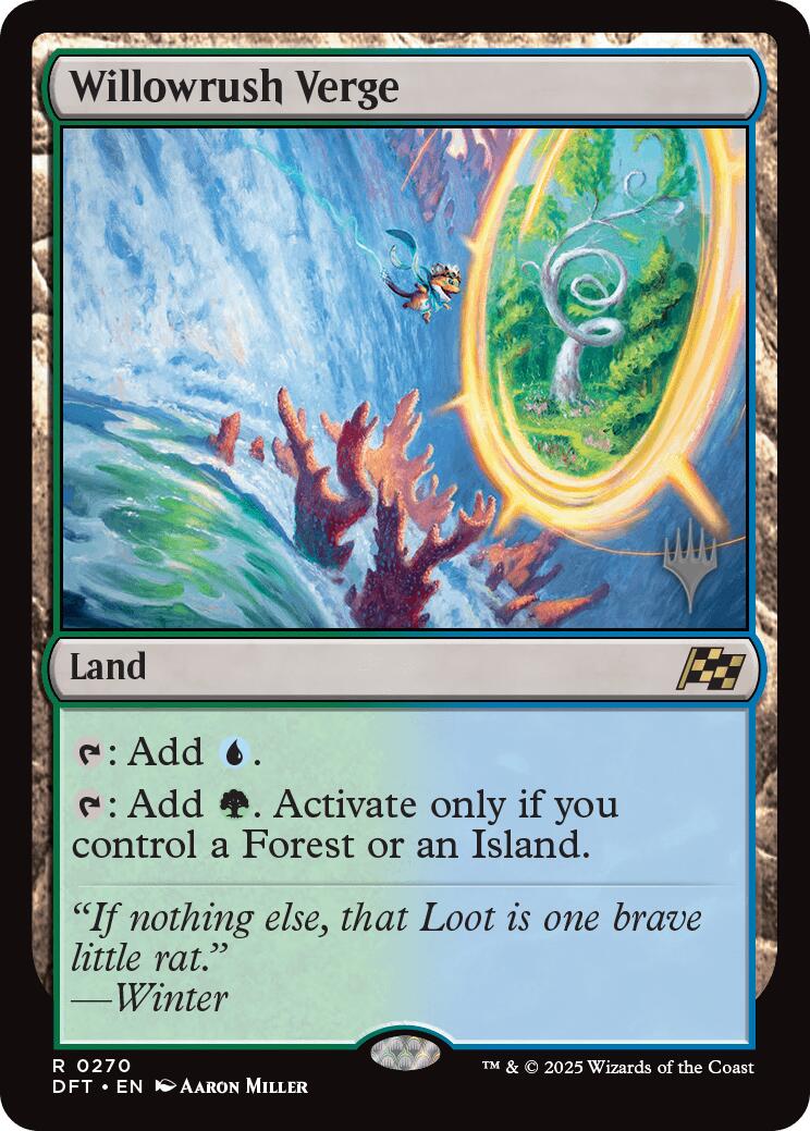 Willowrush Verge (Promo Pack) [Aetherdrift Promos] | Good Games Morley