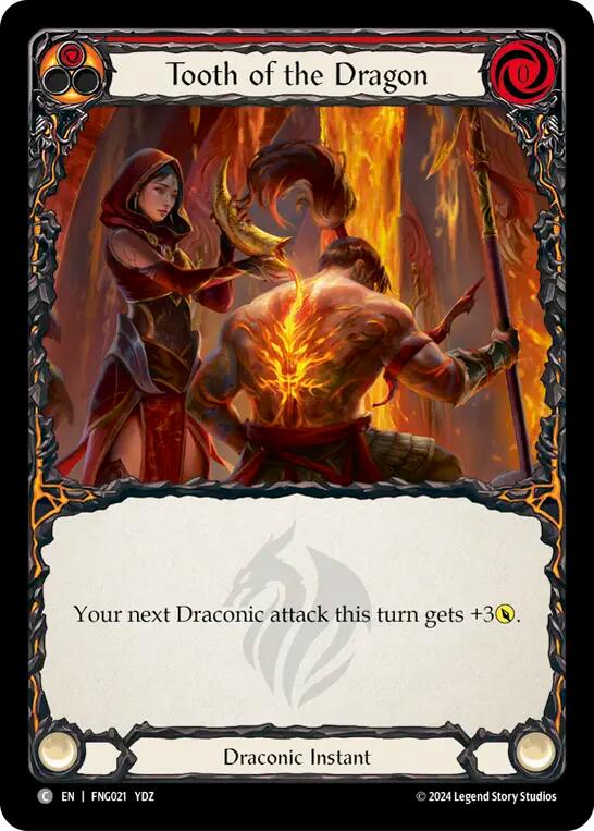 Tooth of the Dragon (Red) [FNG021] (The Hunted Fang Blitz Deck) | Good Games Morley