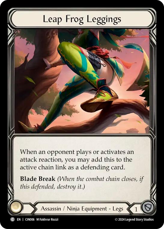 Leap Frog Leggings [CIN006] (The Hunted Cindra Blitz Deck) | Good Games Morley