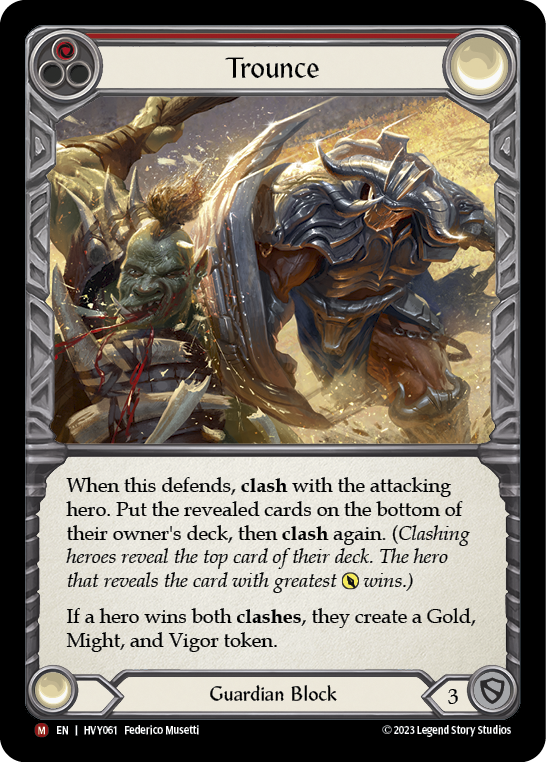 Trounce [HVY061] (Heavy Hitters)  Rainbow Foil | Good Games Morley