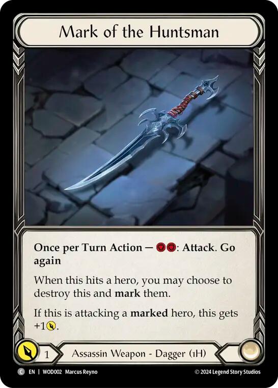 Mark of the Huntsman [WOD002] (The Hunted Arakni, Web of Deceit Blitz Deck) | Good Games Morley