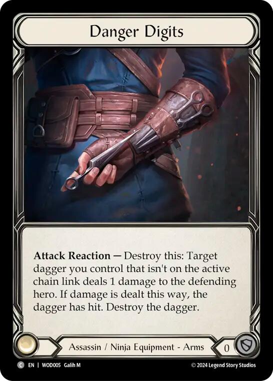 Danger Digits [WOD005] (The Hunted Arakni, Web of Deceit Blitz Deck) | Good Games Morley