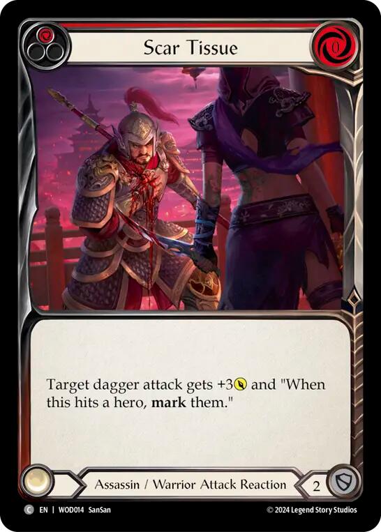 Scar Tissue (Red) [WOD014] (The Hunted Arakni, Web of Deceit Blitz Deck) | Good Games Morley