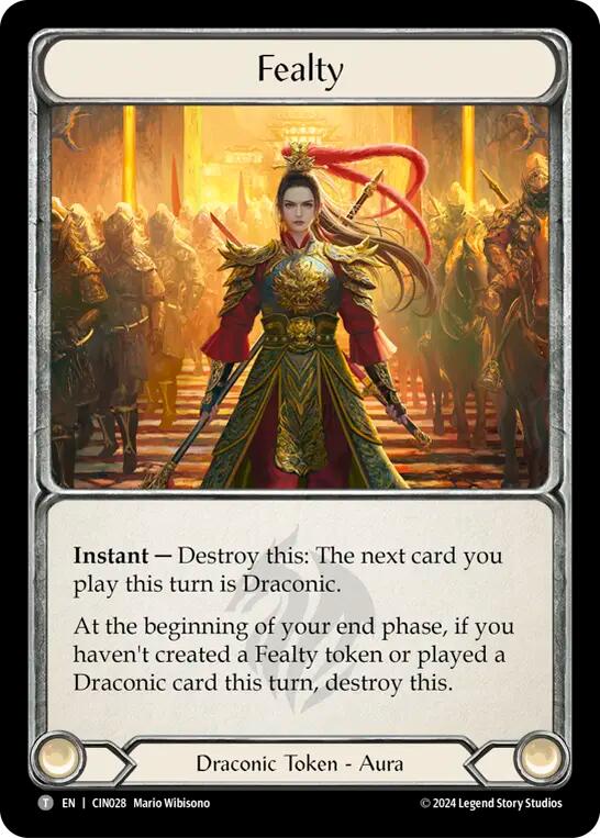 Fealty [CIN028 // CIN029] (The Hunted Cindra Blitz Deck) | Good Games Morley
