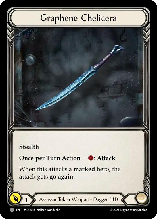 Graphene Chelicera [WOD033 // WOD034] (The Hunted Arakni, Web of Deceit Blitz Deck) | Good Games Morley