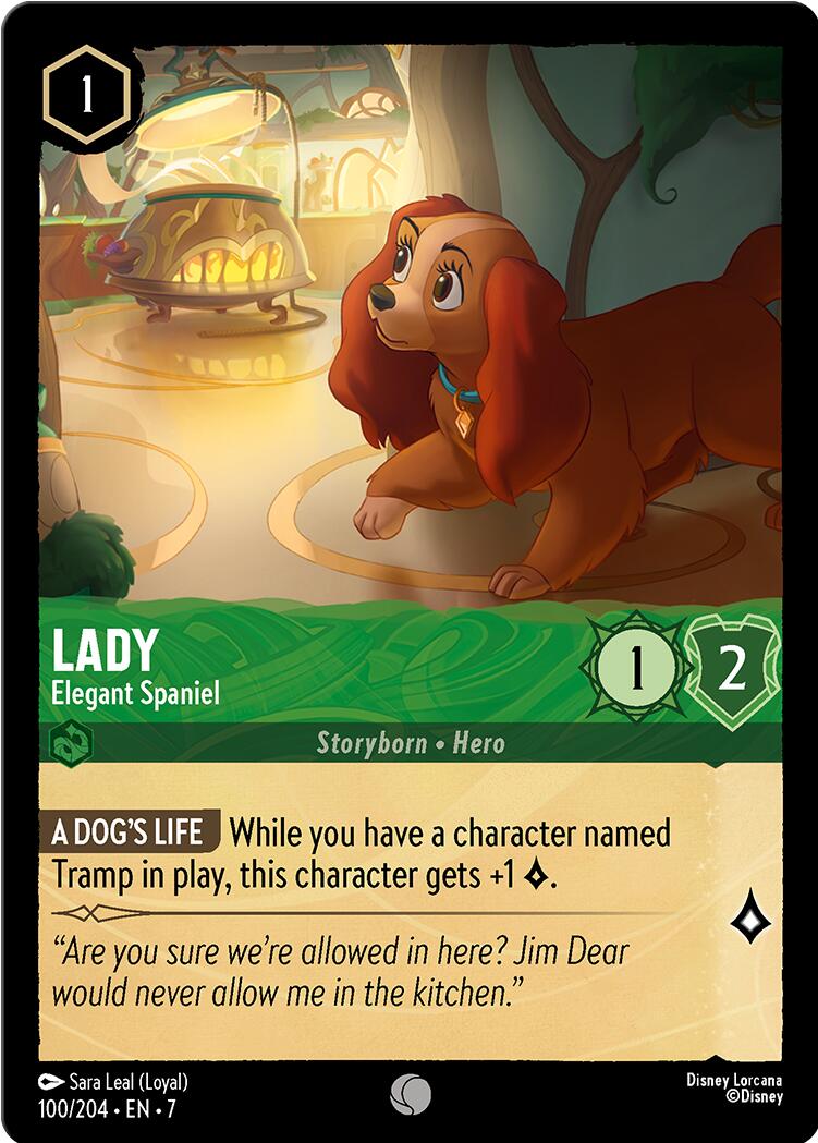Lady - Elegant Spaniel (100/204) [Archazia's Island] | Good Games Morley