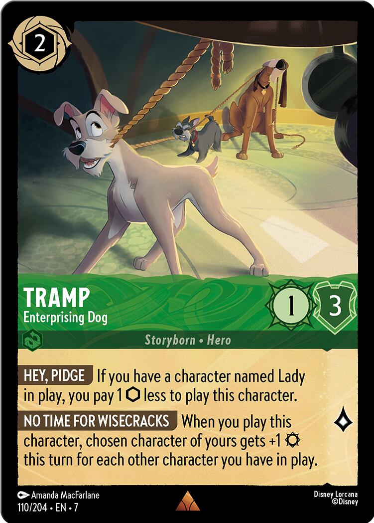 Tramp - Enterprising Dog (110/204) [Archazia's Island] | Good Games Morley