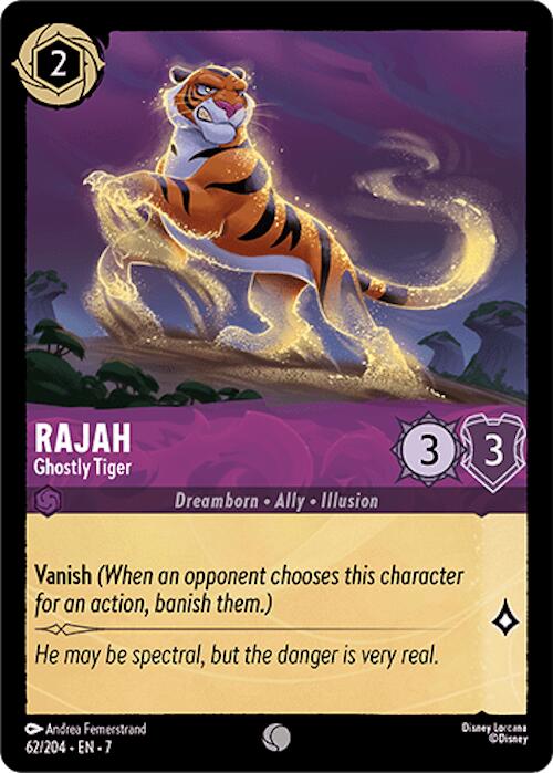 Rajah - Ghostly Tiger (62/204) [Archazia's Island] | Good Games Morley