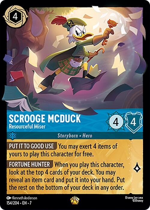 Scrooge McDuck - Resourceful Miser (154/204) [Archazia's Island] | Good Games Morley