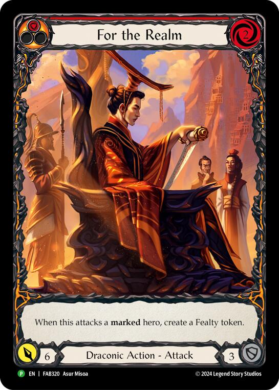 For the Realm [FAB320] (Promo)  Rainbow Foil | Good Games Morley