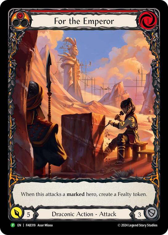 For the Emperor [FAB319] (Promo)  Rainbow Foil | Good Games Morley