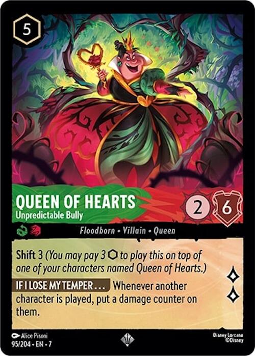 Queen of Hearts - Unpredictable Bully (95/204) [Archazia's Island] | Good Games Morley