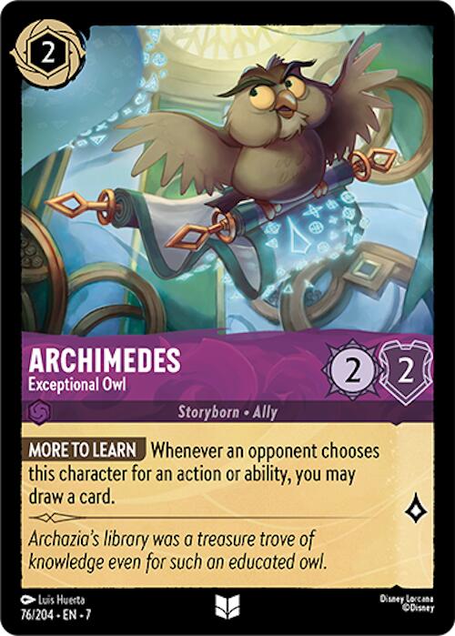 Archimedes - Exceptional Owl (76/204) [Archazia's Island] | Good Games Morley