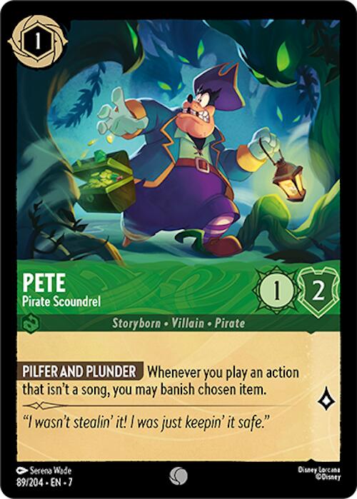Pete - Pirate Scoundrel (89/204) [Archazia's Island] | Good Games Morley