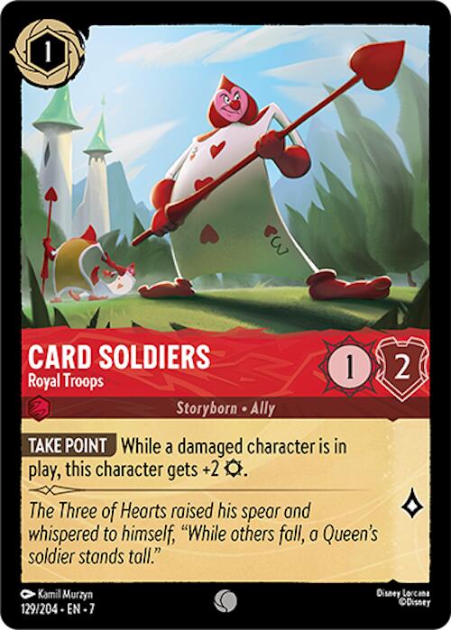 Card Soldiers - Royal Troops (129/204) [Archazia's Island] | Good Games Morley