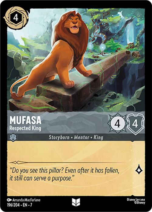 Mufasa - Respected King (196/204) [Archazia's Island] | Good Games Morley