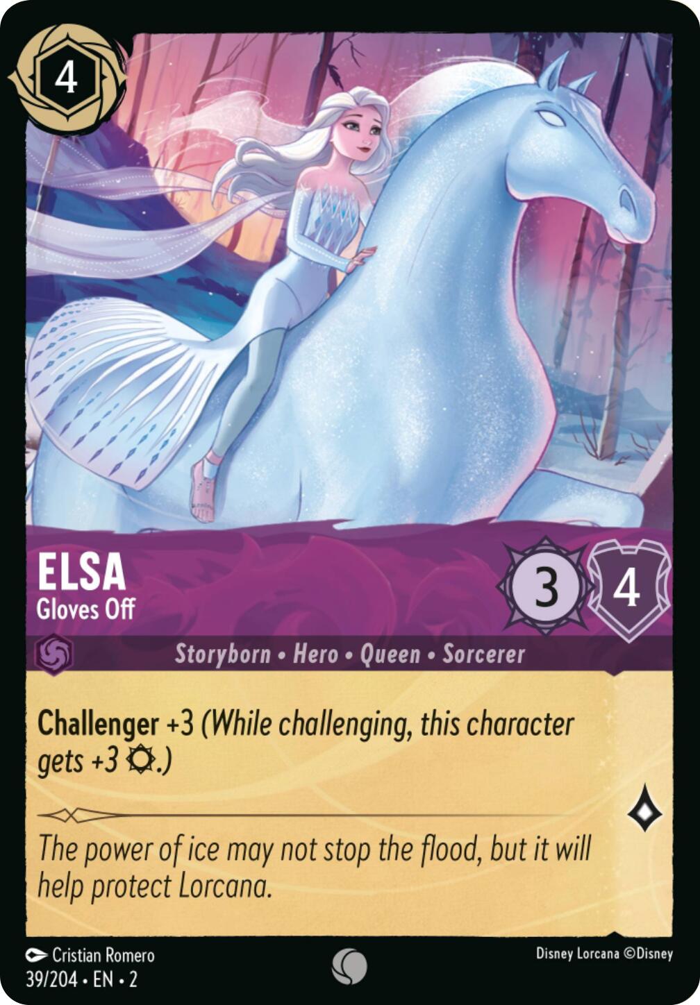 Elsa - Gloves Off (Errata Version) (39/204) [Rise of the Floodborn] | Good Games Morley