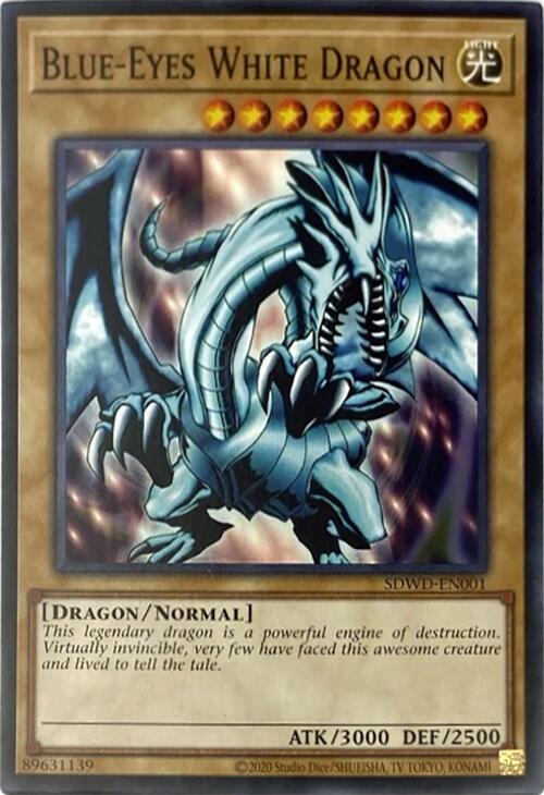 Blue-Eyes White Dragon (Unlimited Misprint) [SDWD-EN001] Common | Good Games Morley