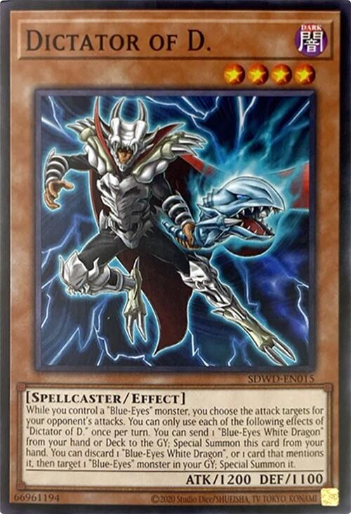 Dictator of D. (Unlimited Misprint) [SDWD-EN015] Common | Good Games Morley