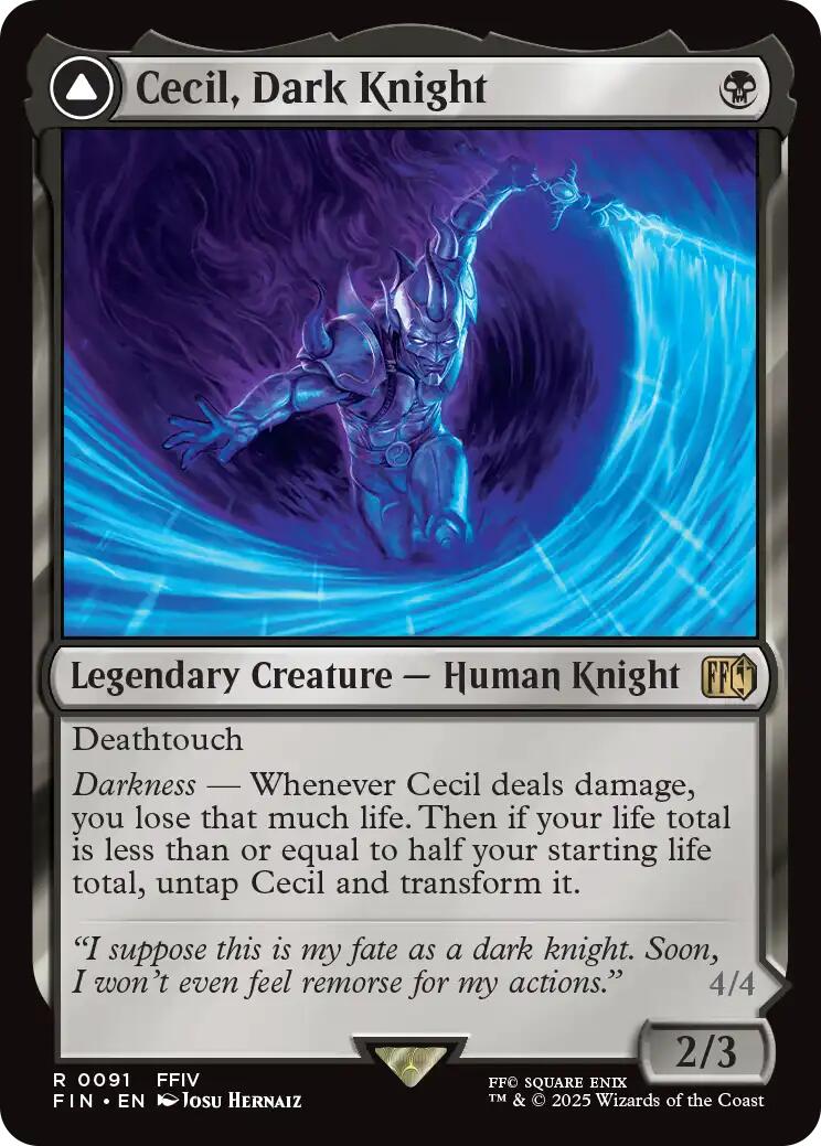 Cecil, Dark Knight // Cecil, Redeemed Paladin [FINAL FANTASY] | Good Games Morley