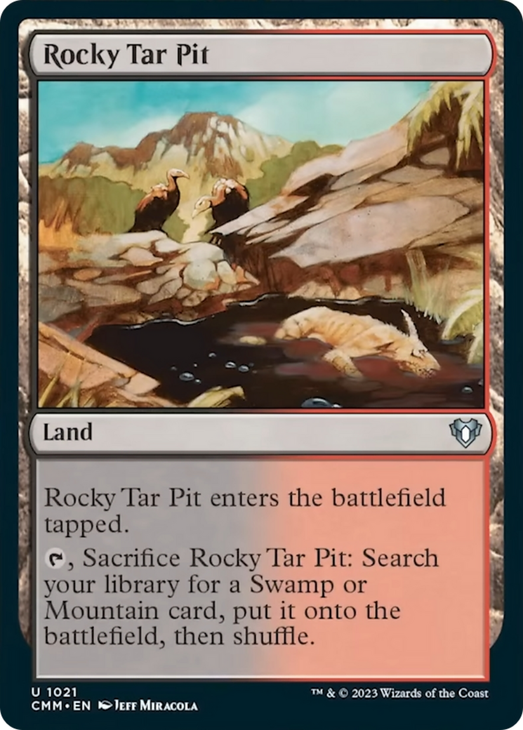 Rocky Tar Pit [Commander Masters] | Good Games Morley