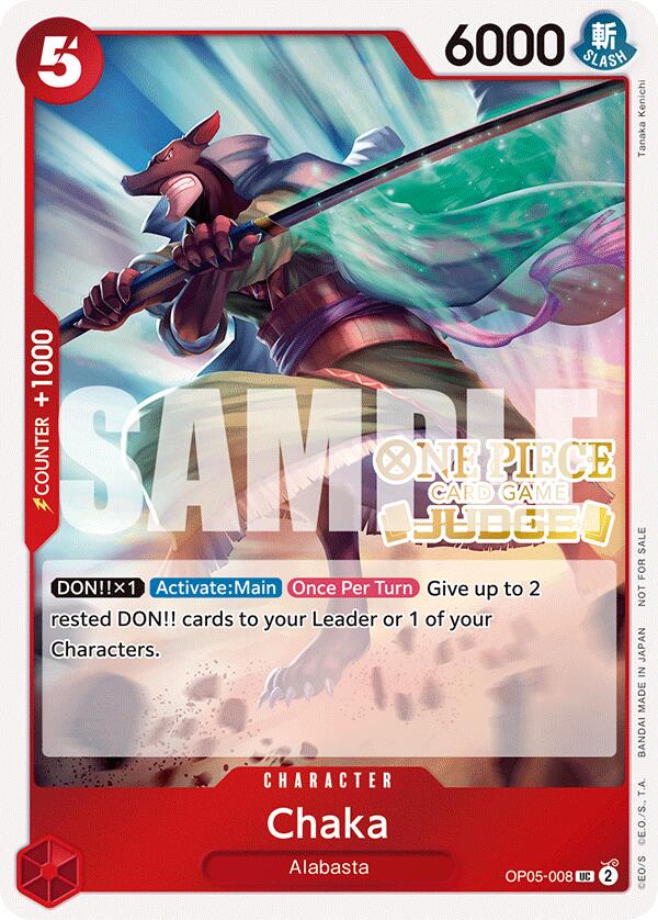 Chaka (Judge Pack Vol. 5) [One Piece Promotion Cards] | Good Games Morley