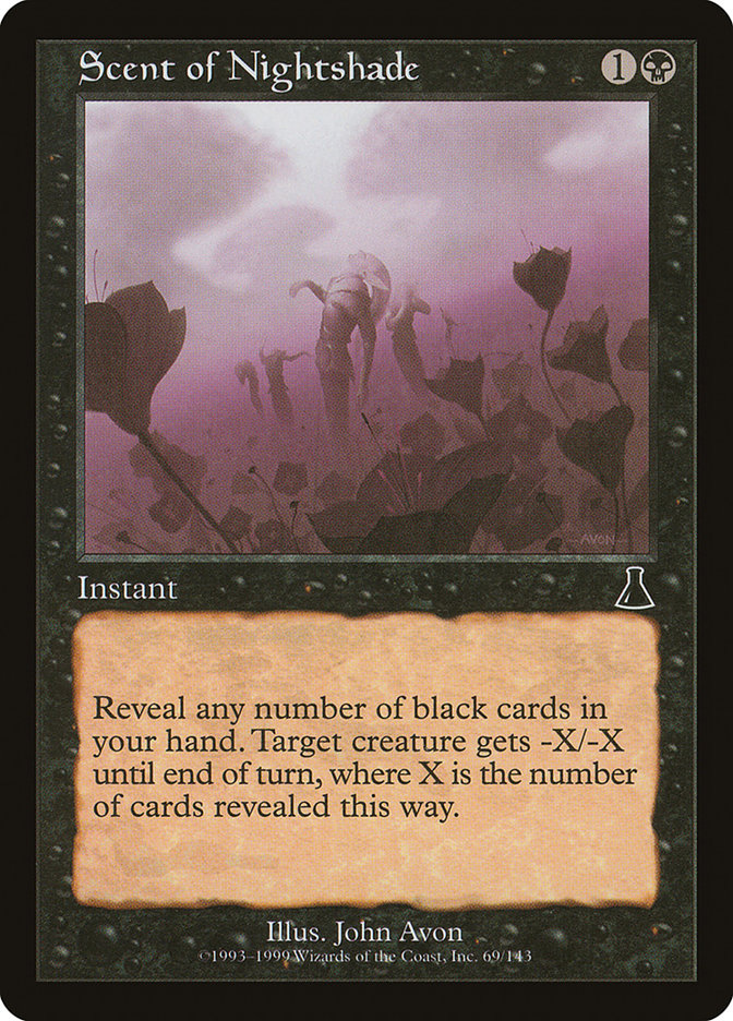 Scent of Nightshade 69/143 (Urza's Destiny)  - Foil | Good Games Morley