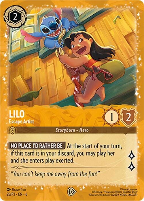 Lilo - Escape Artist (25) [Promo Cards] | Good Games Morley