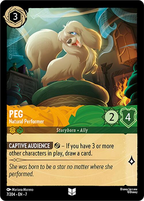 Peg - Natural Performer (7/204) [Archazia's Island] | Good Games Morley