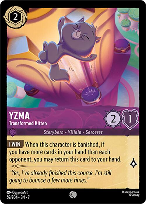 Yzma - Transformed Kitten (59/204) [Archazia's Island] | Good Games Morley