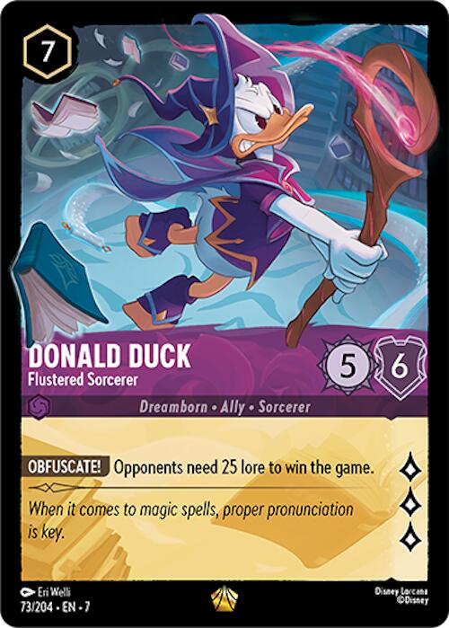 Donald Duck - Flustered Sorcerer (73/204) [Archazia's Island] | Good Games Morley