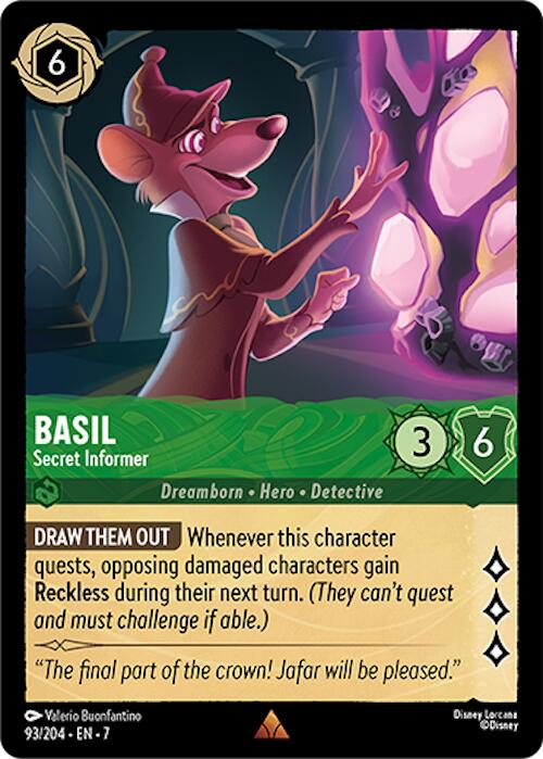 Basil - Secret Informer (93/204) [Archazia's Island] | Good Games Morley