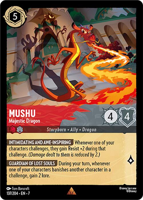 Mushu - Majestic Dragon (137/204) [Archazia's Island] | Good Games Morley