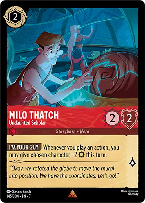 Milo Thatch - Undaunted Scholar (145/204) [Archazia's Island] | Good Games Morley