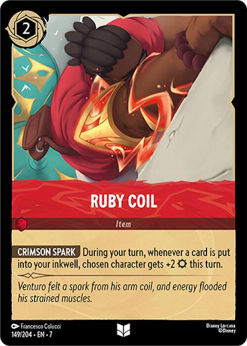 Ruby Coil (149/204) [Archazia's Island] | Good Games Morley