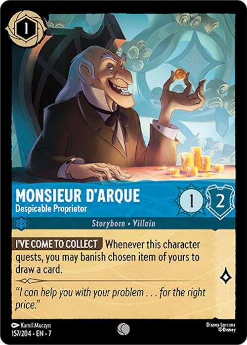 Monsieur D'Arque - Despicable Proprietor (157/204) [Archazia's Island] | Good Games Morley