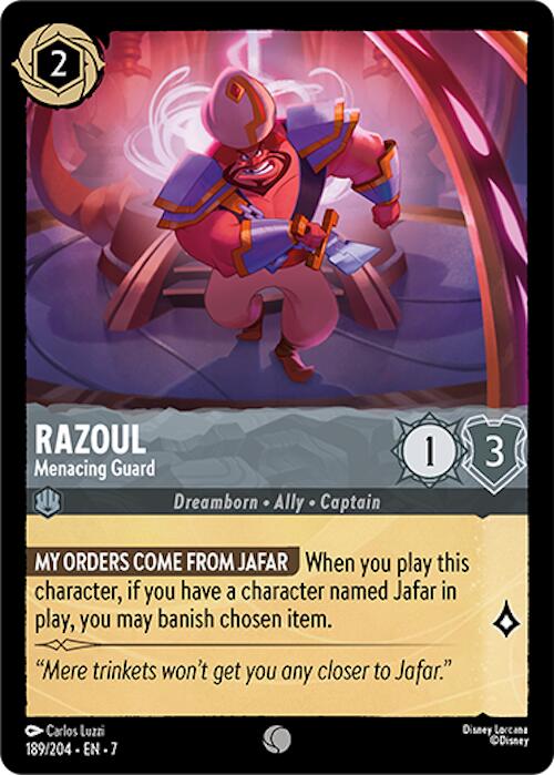 Razoul - Menacing Guard (189/204) [Archazia's Island] | Good Games Morley