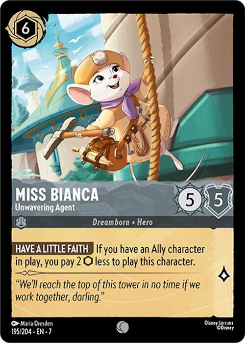 Miss Bianca - Unwavering Agent (195/204) [Archazia's Island] | Good Games Morley